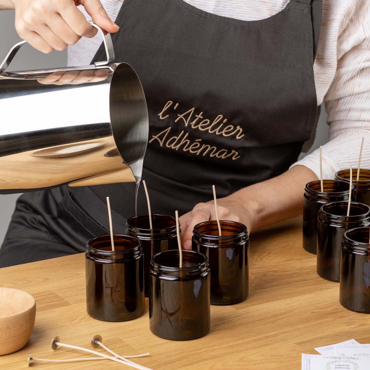 Bougies parfumées artisanales L'Atelier Adhémar en Drôme Provençale