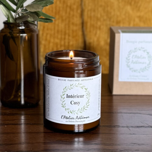 Bougie parfumée artisanale Intérieur Cosy L'Atelier Adhémar