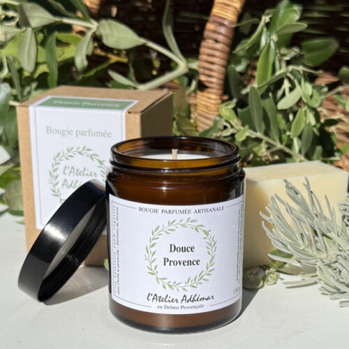 Bougie parfumée artisanale Douce Provence L'Atelier Adhémar #2